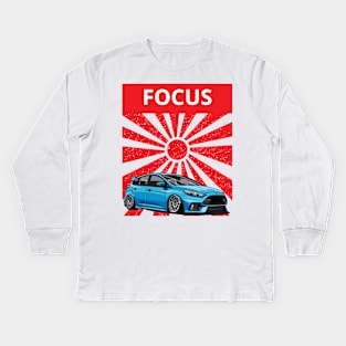 Ford Focus Kids Long Sleeve T-Shirt